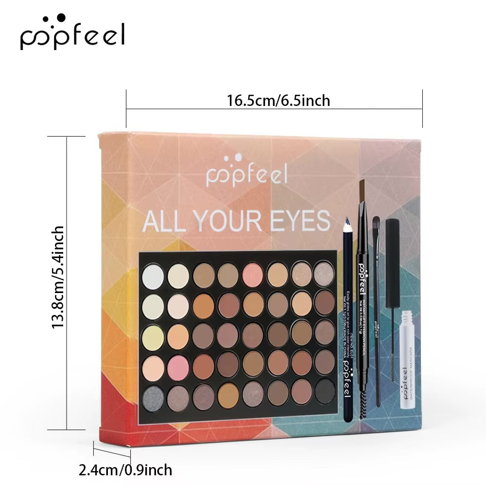 POPFEEL eye tools eyeliner mascara brow pencil and brush