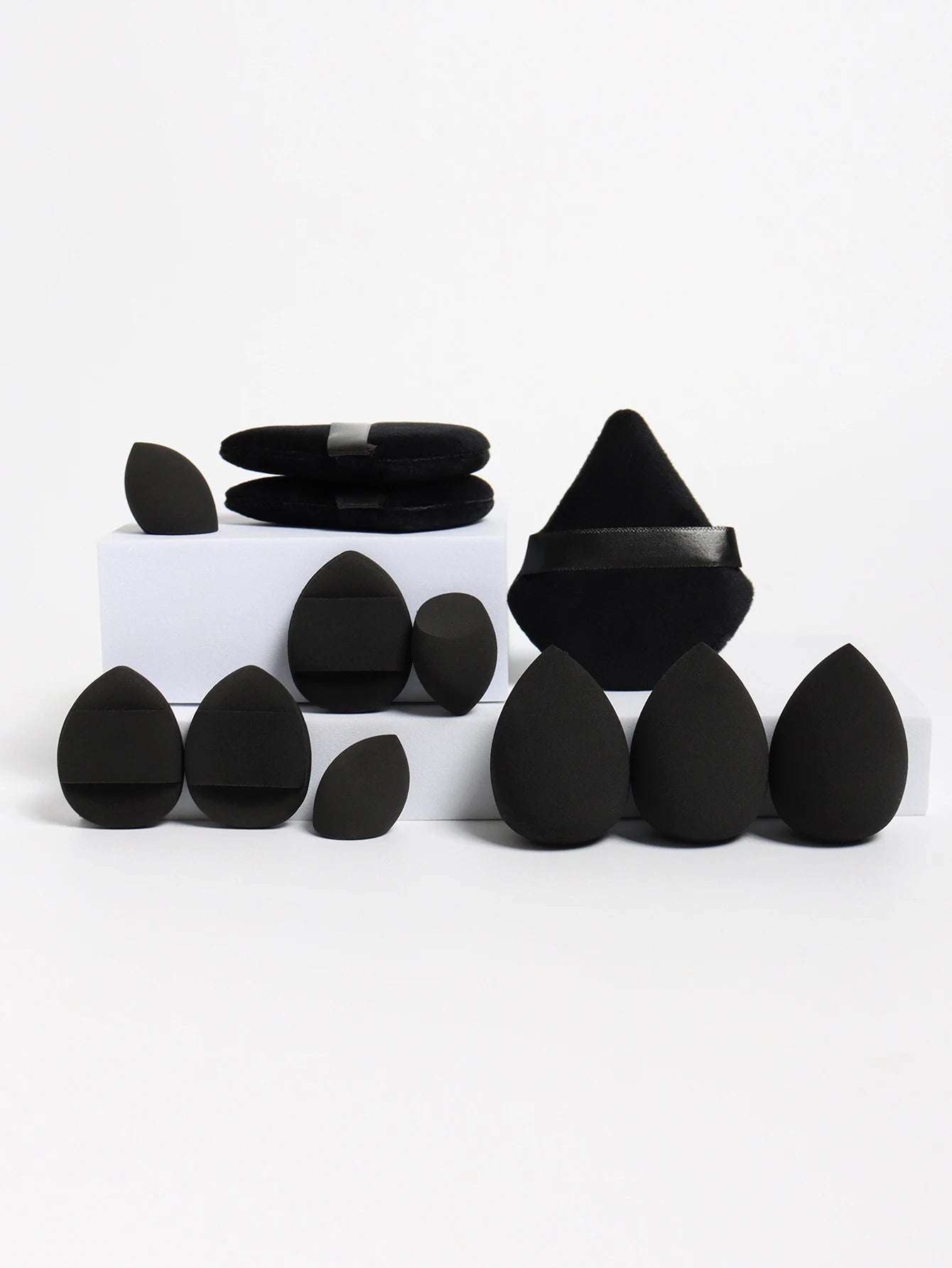 12-Piece Makeup Sponge Set — Powder Puffs, Air Cushion & Beauty Blenders