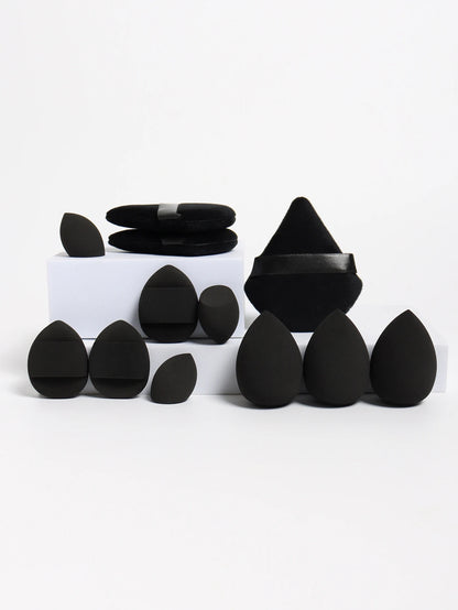 12-Piece Makeup Sponge Set — Powder Puffs, Air Cushion & Beauty Blenders