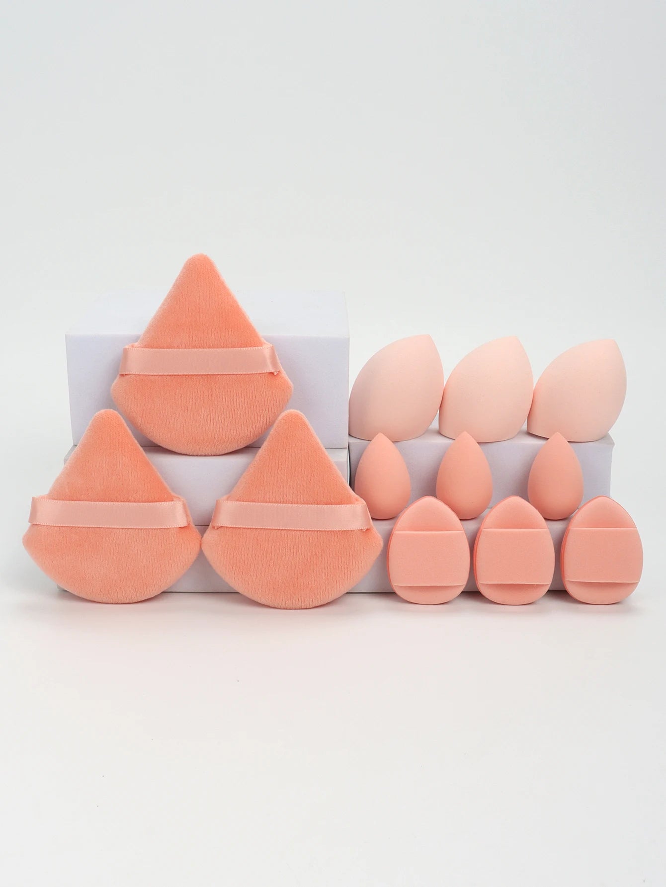 12-Piece Makeup Sponge Set — Powder Puffs, Air Cushion & Beauty Blenders