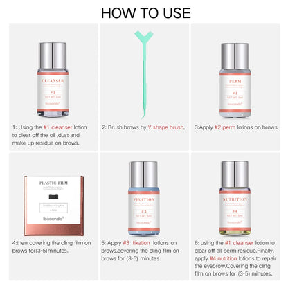 At-Home Eyebrow Lamination Kit — Brow Lift & Perming Set