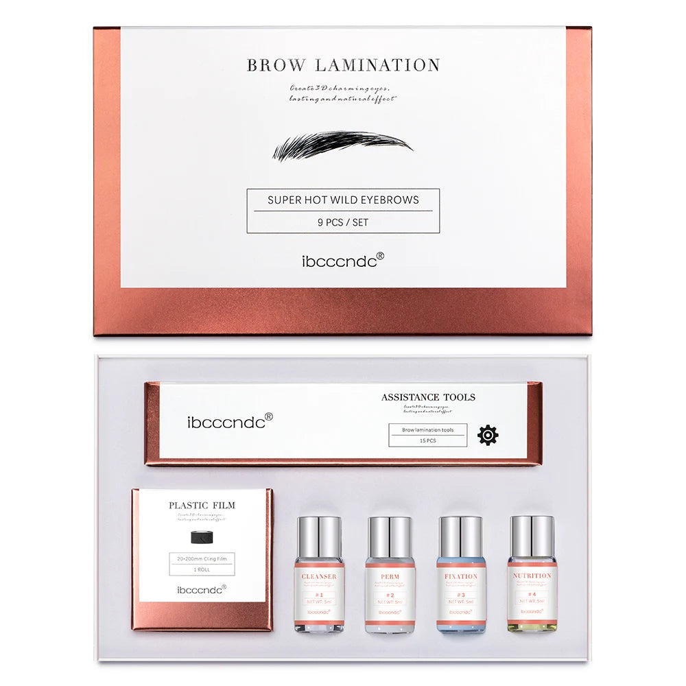 At-Home Eyebrow Lamination Kit — Brow Lift & Perming Set