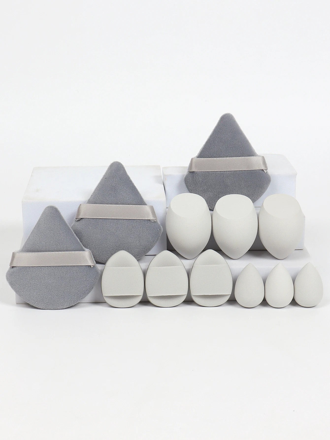 12-Piece Makeup Sponge Set — Powder Puffs, Air Cushion & Beauty Blenders