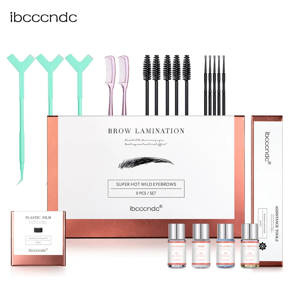At-Home Eyebrow Lamination Kit — Brow Lift & Perming Set
