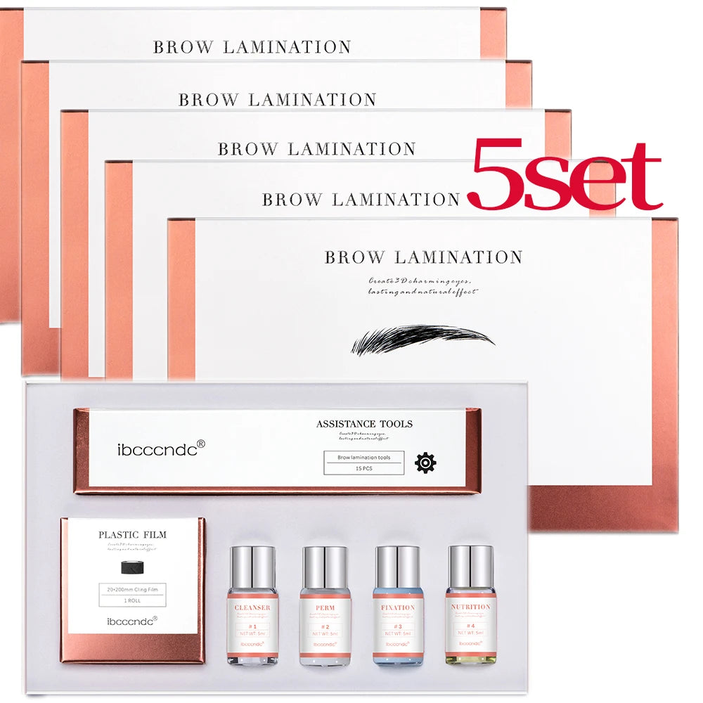 At-Home Eyebrow Lamination Kit — Brow Lift & Perming Set