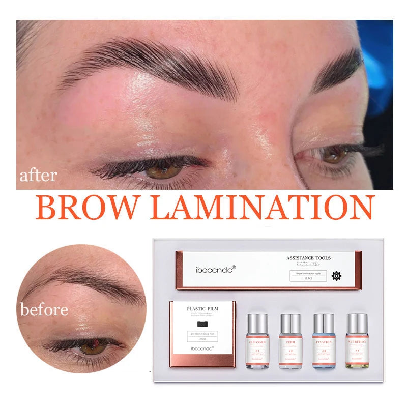 At-Home Eyebrow Lamination Kit — Brow Lift & Perming Set