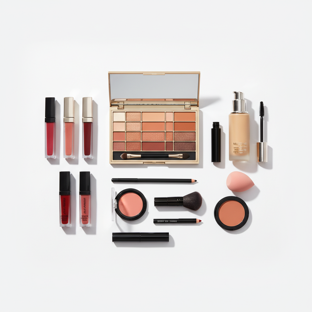13-Piece Makeup Kit Set with Eyeshadow, Lip Gloss & Foundation