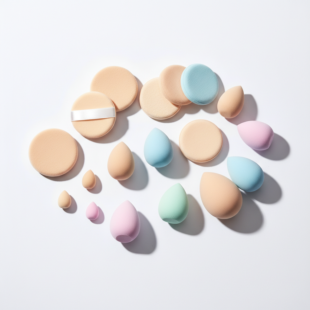 12-Piece Makeup Sponge Set — Powder Puffs, Air Cushion & Beauty Blenders
